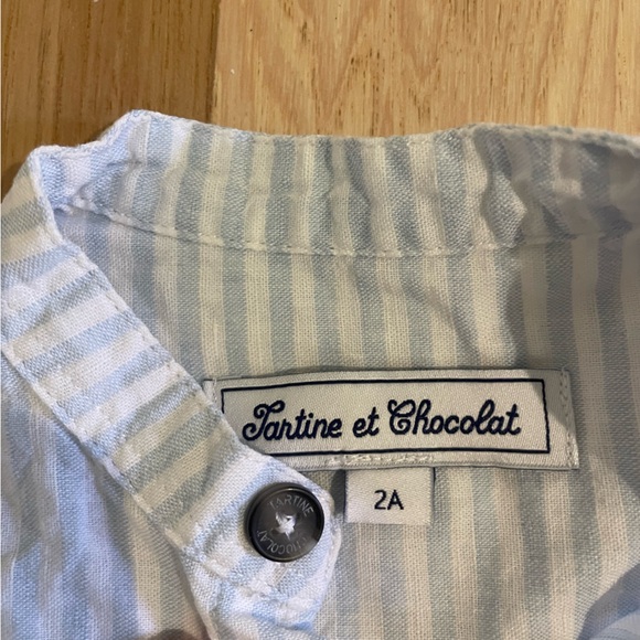 Tartine et Chocolat boys button down shirt 2T - Picture 3 of 4